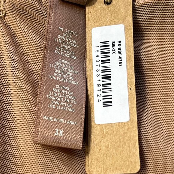 SKIMS All-In-One Scoop Neck Long Sleeve Onsie Jumpsuit Sienna 3X - Picture 11 of 14